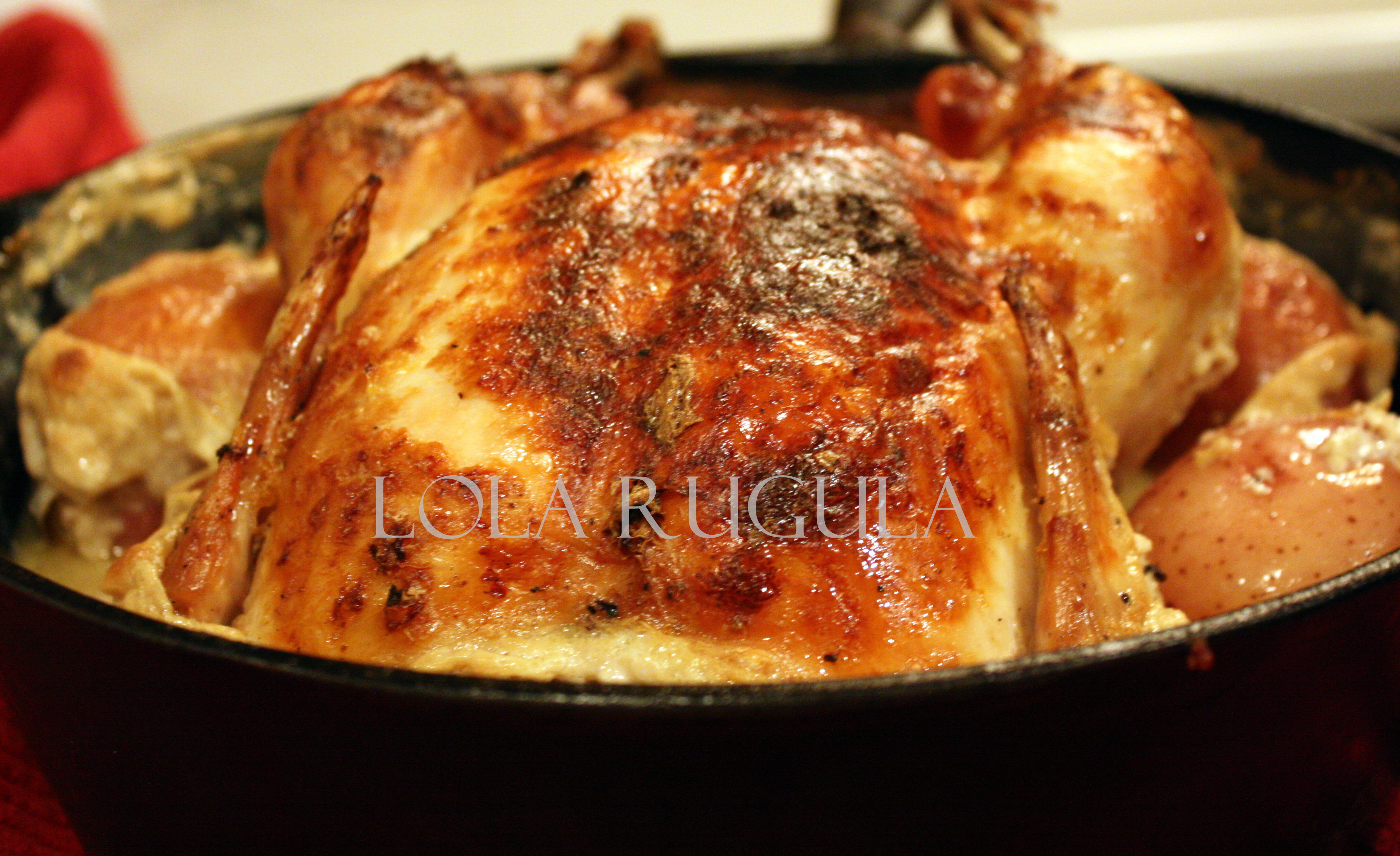 Braised Chicken with Lemon, Sage and Milk lola rugula