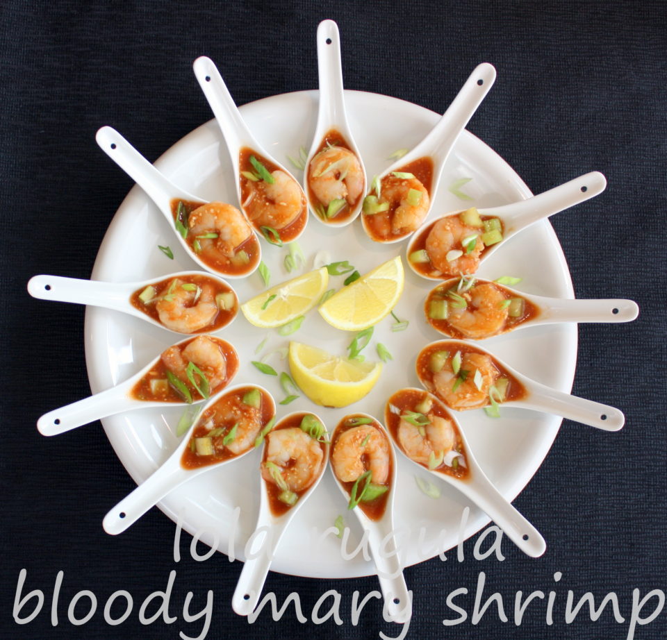 Bloody Mary Shrimp Lola Rugula